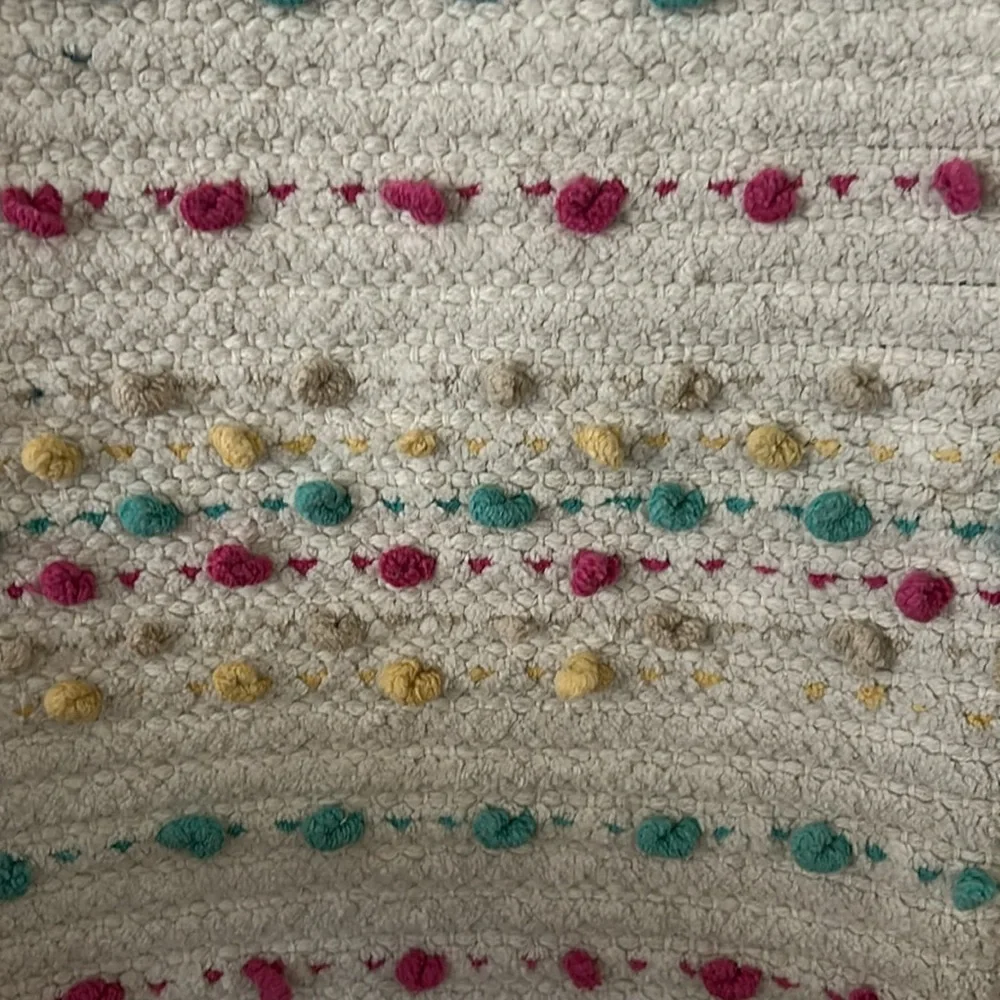 Threshold Multicolor area rug approx 2x3